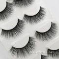 3D Sibirischer Nerz Falsche Streifen Lashes Bestnote Material Ganze Verkauf Benutzerdefinierte Box